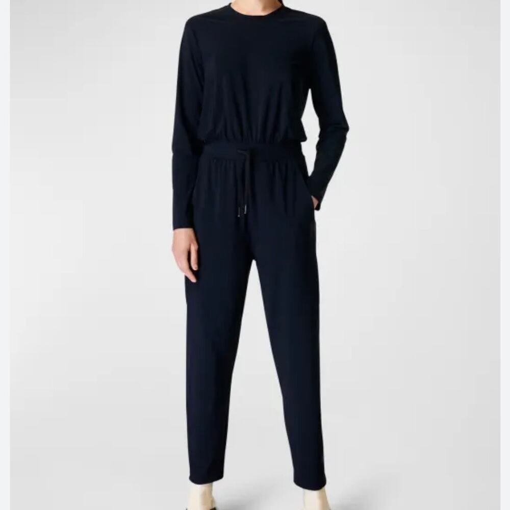 Sweaty Betty Explorer Long Sleeve Jumpsuit Black 8